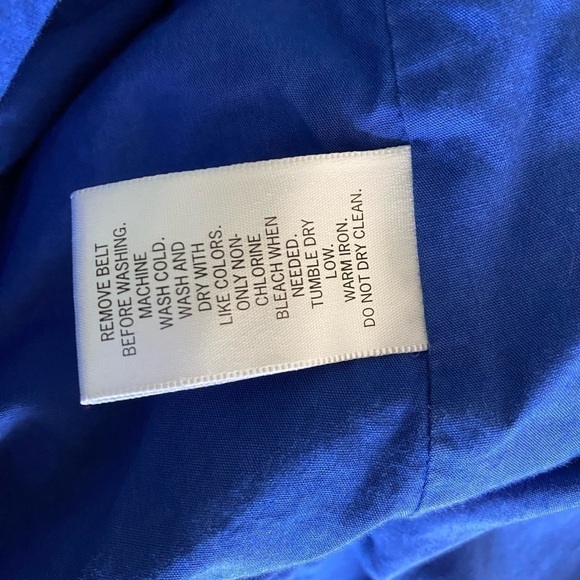 Women’s Banana Republic Distressed Blue Button up Jacket Size Large - Picture 12 of 12